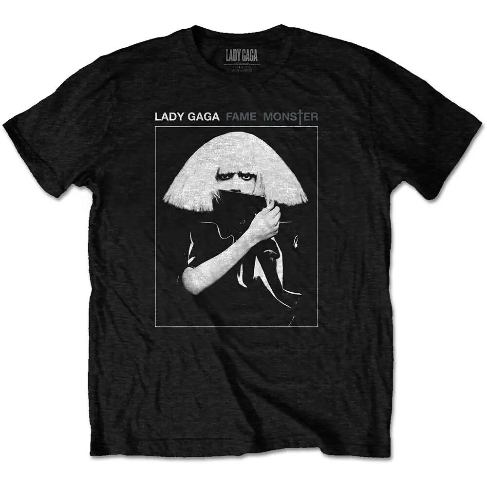 Men'S Lady Gaga Fame T Shirt Medium Black