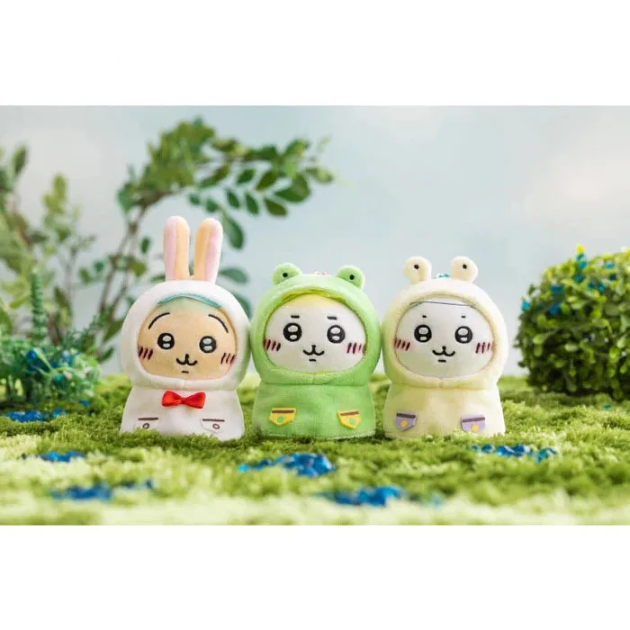 Chiikawa Japanese Cute Raincoat Series Pendant Usagi Hachiware Cute Cartoon Backpack Pendant Gift Plush Toy Girl Birthday Gift