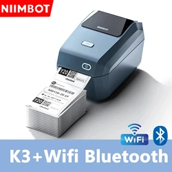 Niimbot 80mm Desktop Label Printer Bluetooth Wireless Wifi USB Thermal Maker Shipping Barcode Niimbot  K3 Machine