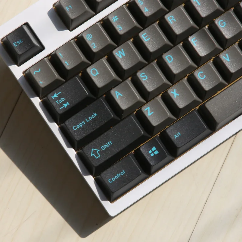 Imagem -03 - Enjoypbt Céu Azul Doubleshot Abs Keycap 153 Teclas Cereja Perfil 80 84 980 Teclas