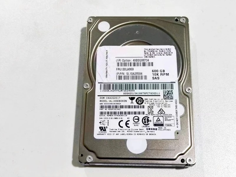 

Для Lenovo 4XB0G88734 00LA869 600G 10K SAS 12Gb 2,5 дюйма, серверный жесткий диск