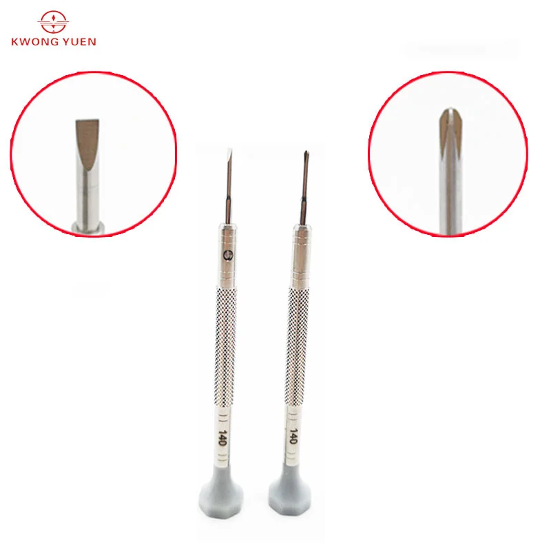 Upgrade10PCS Professional Watch Screwdriver Set KWONG YUEN Micro Precision Repair Kit 0.6-3.0MM for Eyeglass Sunglass Watchmaker