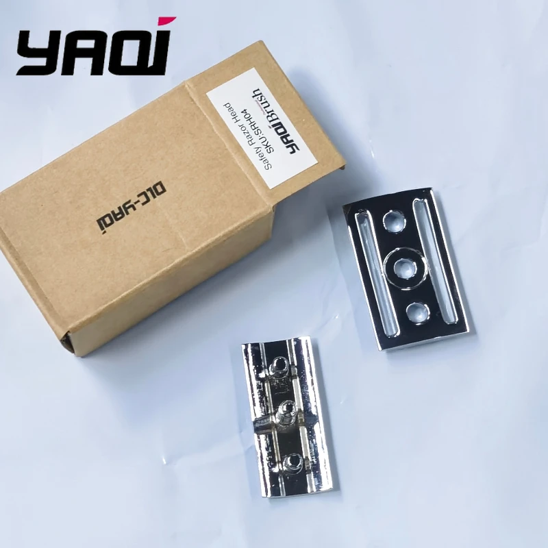 

2026 YAQI Professional Chrome Color Scalloped Bar Double Edge Safety Razor Head for Boyfriend's Gift Flash Sale！