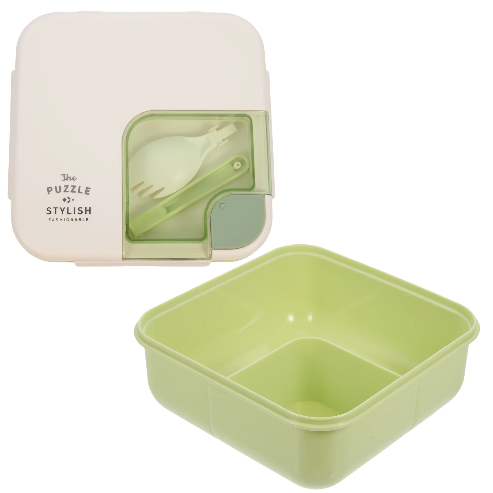 

Microwavable Portable Bento Box Compartment Lunch Box For Adults Office Worker Pp Silicone Material Lightweight Food Container