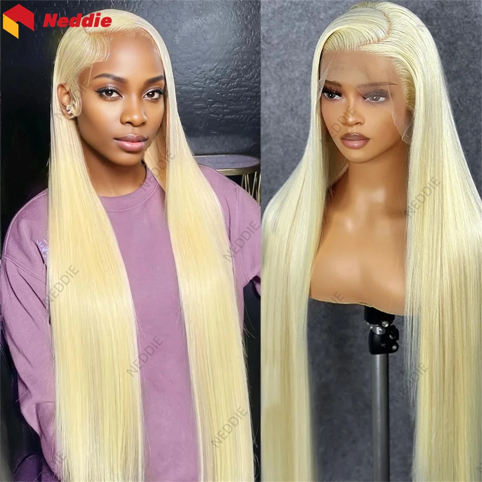 Blonde 613 13x6 Hd Lace Frontal Wig Human Hair 13x4 Transparent Hd Lace Front Wigs 613 Bone Straight Human Hair Wigs for Women