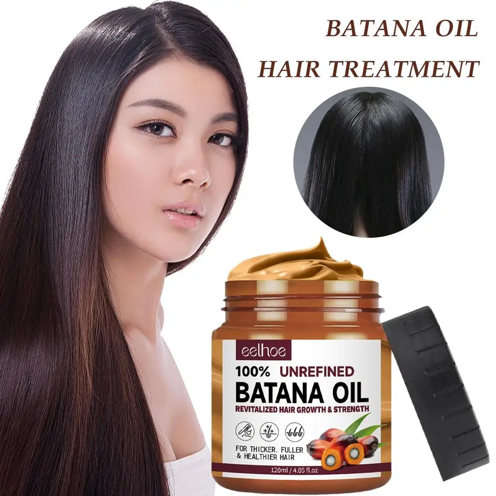 Batana Oil condicionador de cabelo, tratamento capilar, máscara, hidratar e reparar, raiz para o crescimento do cabelo, saudável mais grosso, 2 pcs