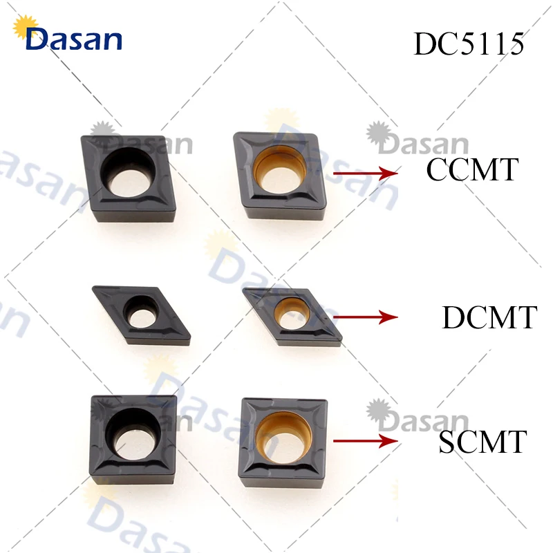 CCMT060204 CCMT09T304 CCMT120404 DC5115 DCMT070204 CCMT120408 SCMT09T304 DCMT11T308 Carbide Inserts Cutter Tool for Cast Iron