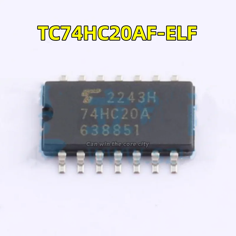 1-100 PCS/LOT Brand New TC74HC20AF-ELF Silk Seal 74HC20A Package: SOP-14 Logic gate chip IC primary