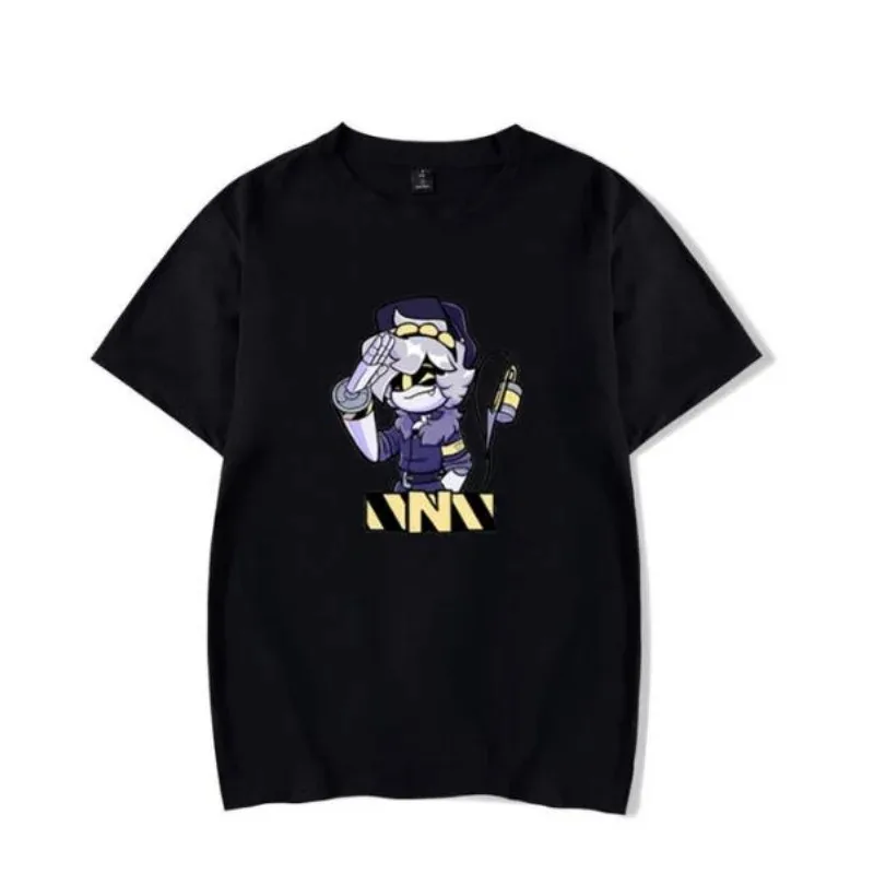 

T-shirt anime extragrande para homens e mulheres, mangas curtas, o-pescoço, tops Harajuku, streetwear engraçado, hip hop, drones