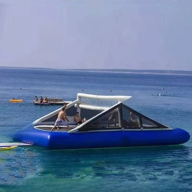 

Giant Inflatable Volleyball Training Equipment Water Games Jump Floating Volleyball Court Water Volleyball Court