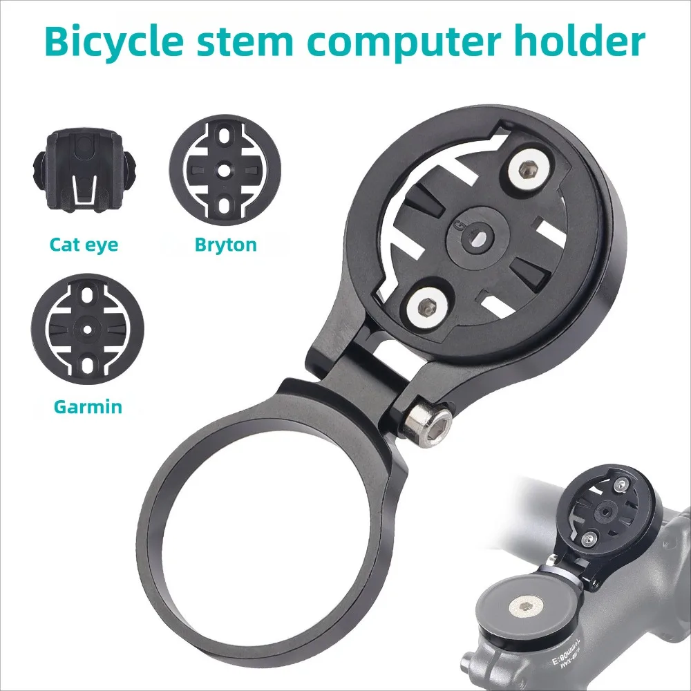 Verstellbarer Fahrradcomputerhalter für Headset-Modelle, Verlängerung der Fahrradcomputerhalterung aus Aluminiumlegierung für Rennrad-Headset-Abdeckung
