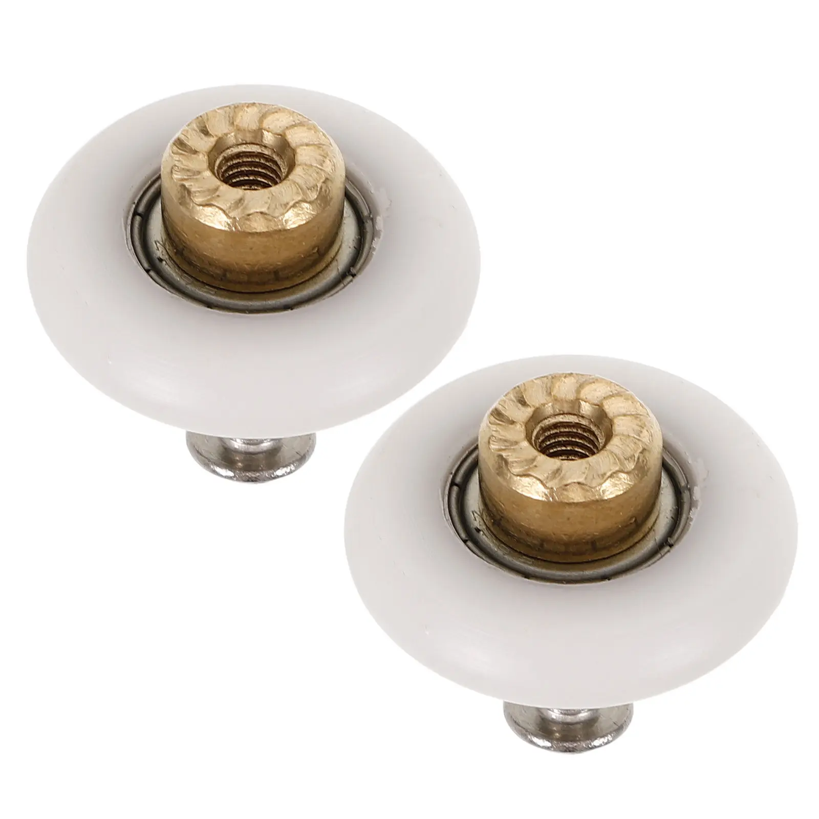 

2Pcs Shower Door Rollers Bathroom Glass Sliding Door Wheels Easy Installation Roller Wheels Shower Screen Rollers