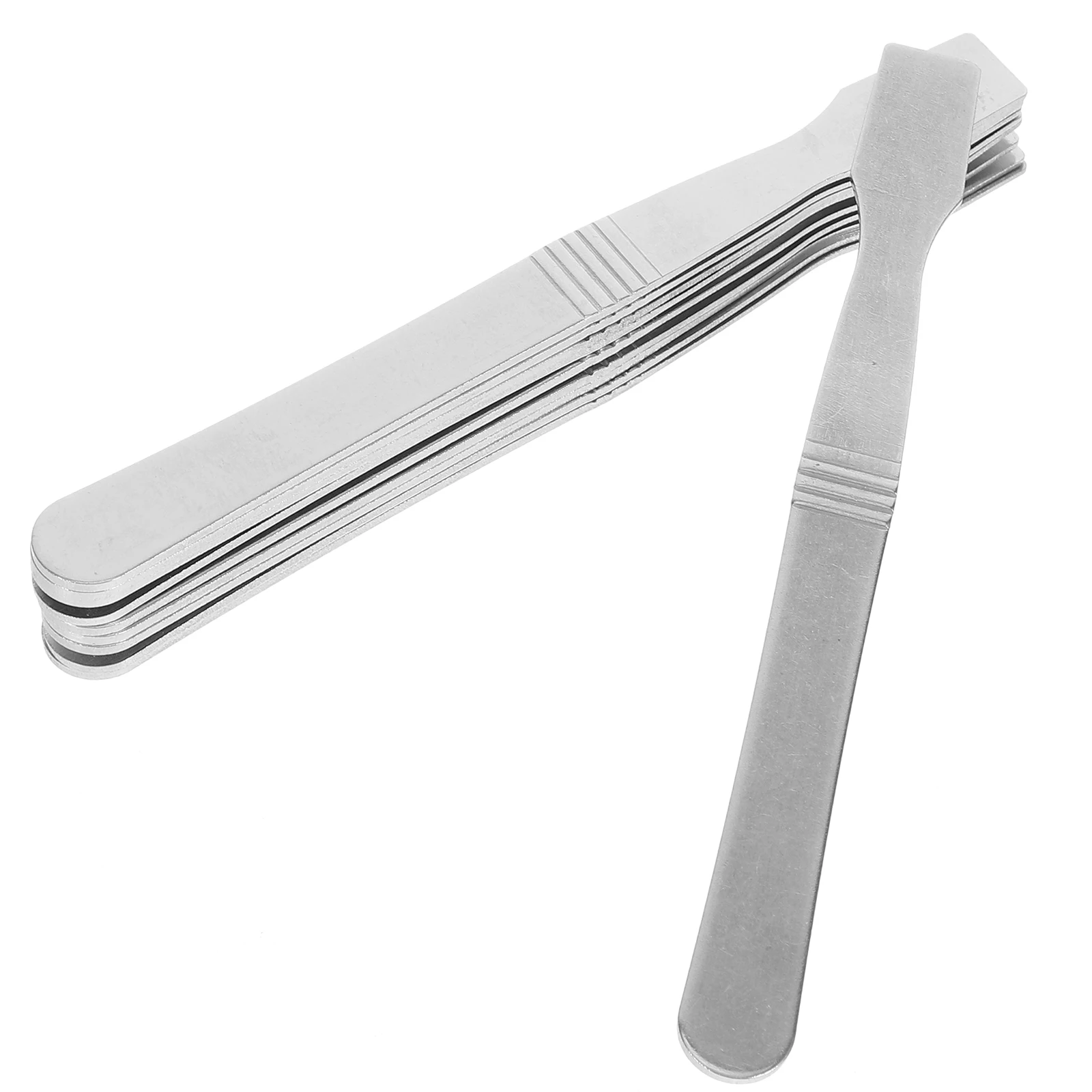 

10pcs Stainless Steel Scraper Blade Pry Bar Mobile Phone Disassembly Tool Thin Edge Electronics Opening Tools Lab Clamps