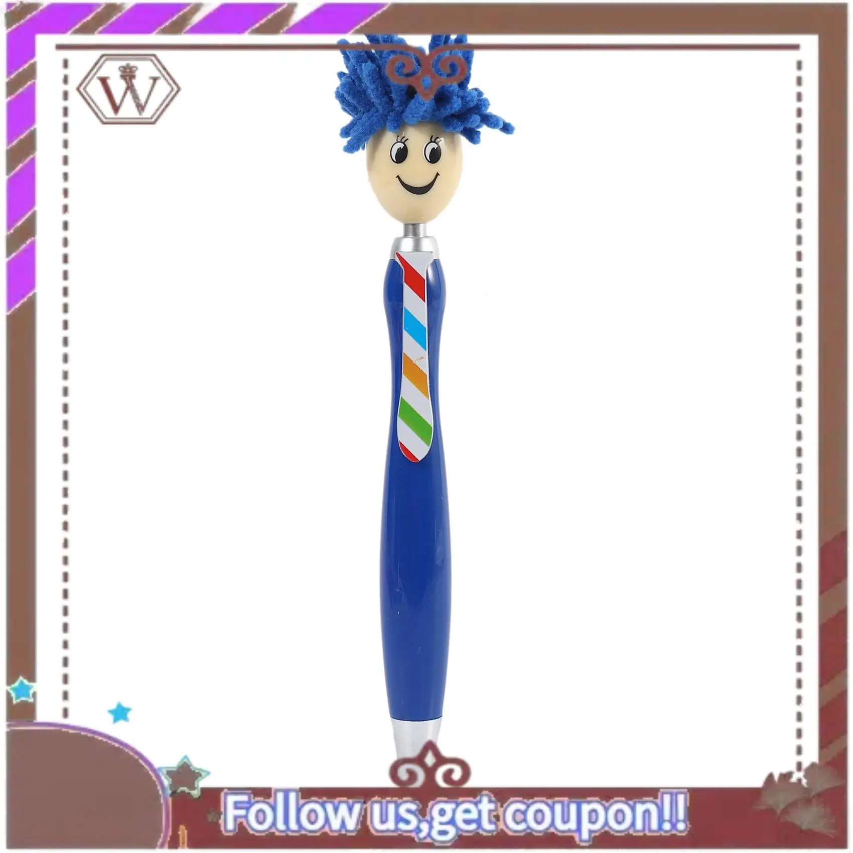 ABBG-10 Pieces Mop Topper Pens Screen Cleaner Stylus Pens 3-In-1 Stylus Pen Duster For Kids And Adults