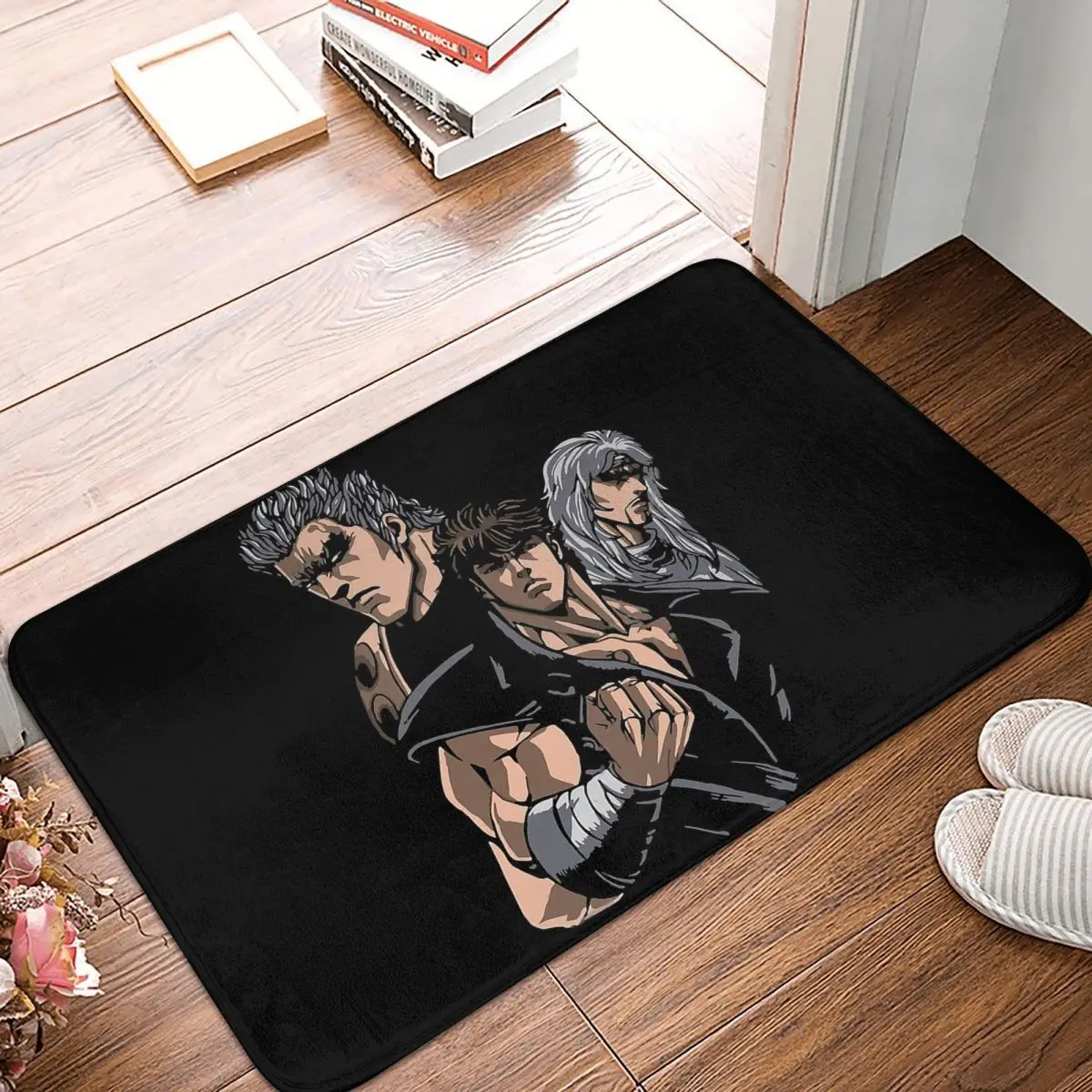 Fist Of The North Star Retro Vintage Bath Non-Slip Carpet Fist of the North Star Bedroom Mat Welcome Doormat Home Decoration Rug