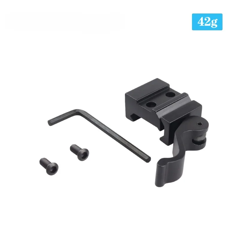 

21mm Slot Heightening Clip Aluminum Alloy Angle System Tactical Quick Release Bracket Base Airsoft Wargame Hunting outdoor sport