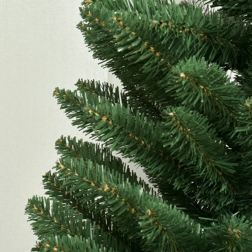 Artificial Christmas Tree Pointed Head PVC Pencil Green Christmas Tree 1.2m To 2.7m Home Christmas Atmosphere Decoration Supplie