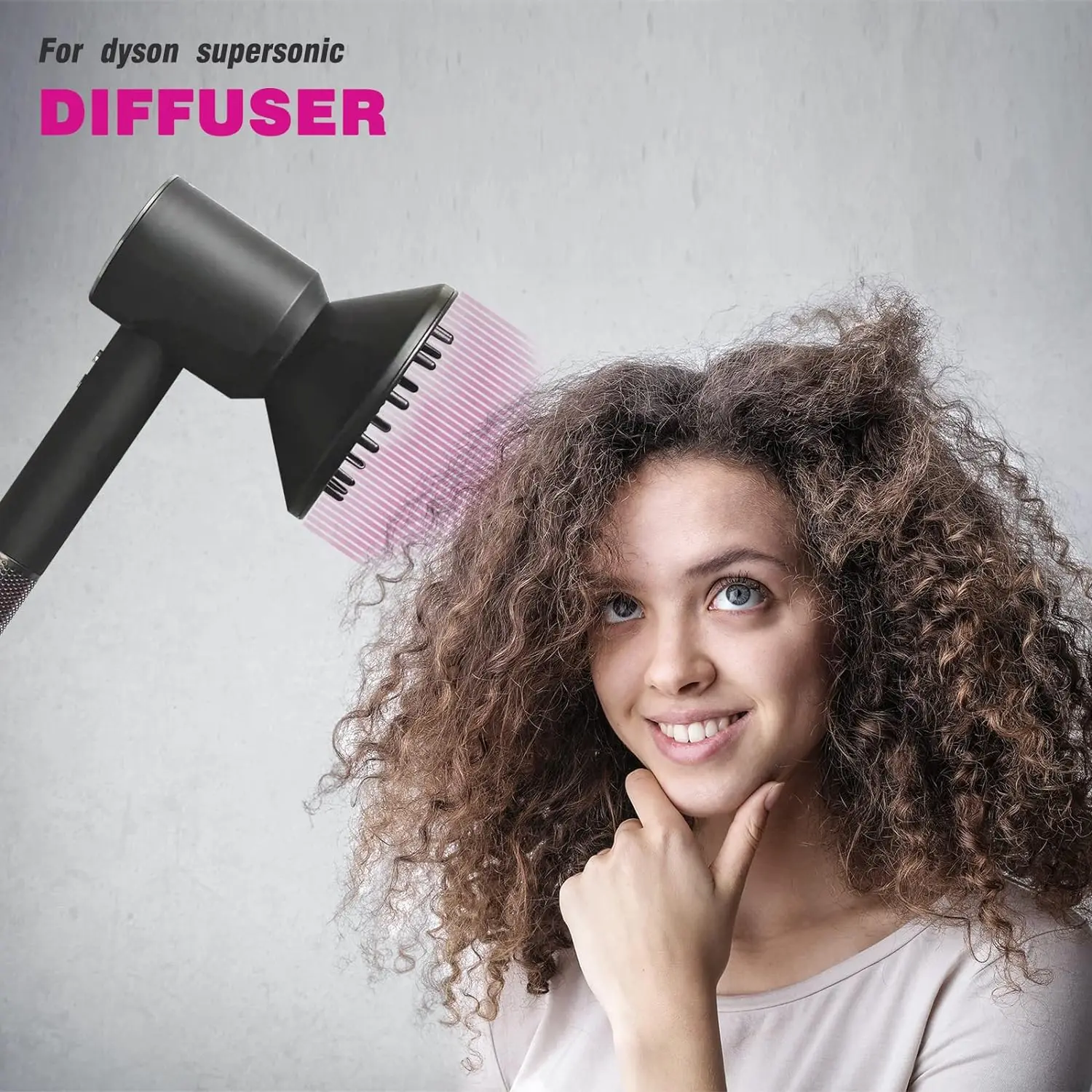 Suitable For Supersonic Hair Dryers Diffuser for Supersonic Hairdryer Replacement IL/RT6-14354-HD01 Universal Stereotype Hair He