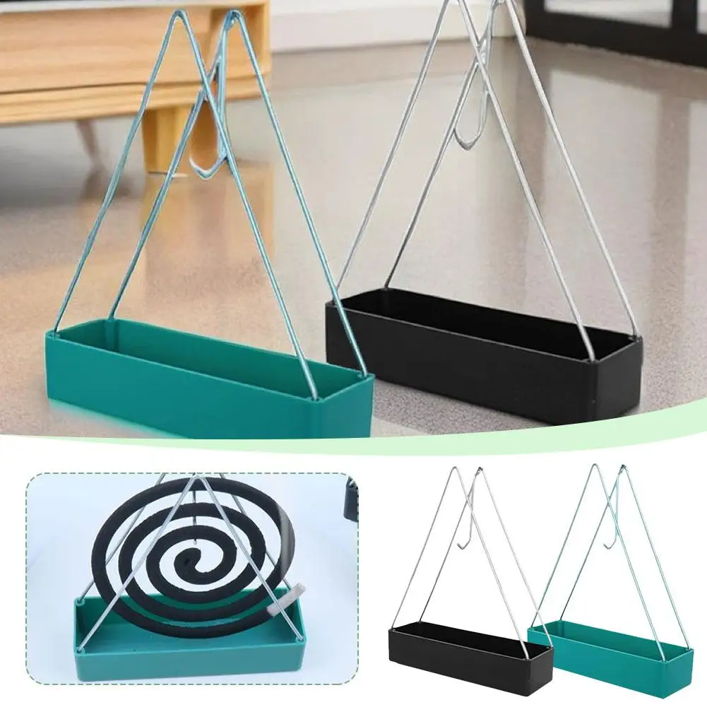 Iron Mosquito Coil Holder Incense Holders Coil Incense Burner Frame Modern Repellent Incense Rack For Household Bedroom Pat D2S2