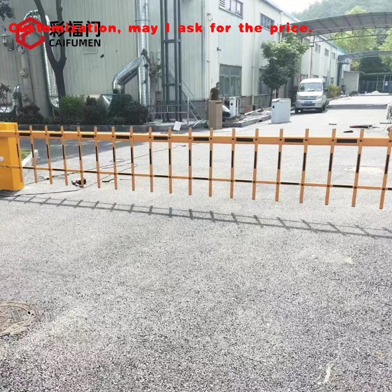 

custom.Factory Direct Fence Barrier Gate Brushless Motor Access Control AI ANPR Anti-crash Traffic Counter Equipment