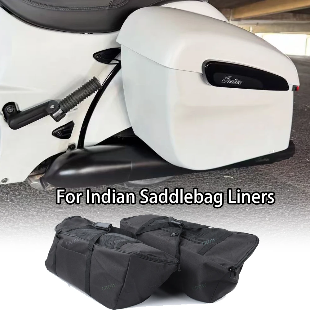 

Водонепроницаемые седельные сумки для мотоциклов Indian Challenger/Roadmaster с монтажными ремнями, прочные аксессуары для туристического багажа