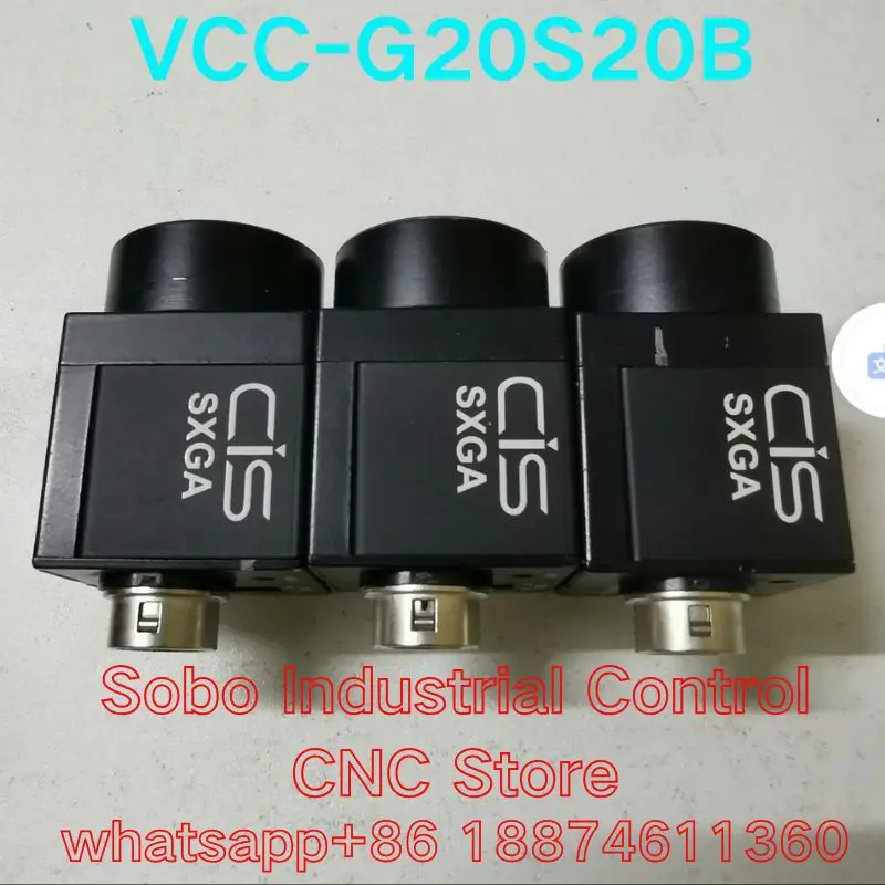 Second-hand tested  OK CIS VCC-G20S20B Black and White CCD Industrial Camera