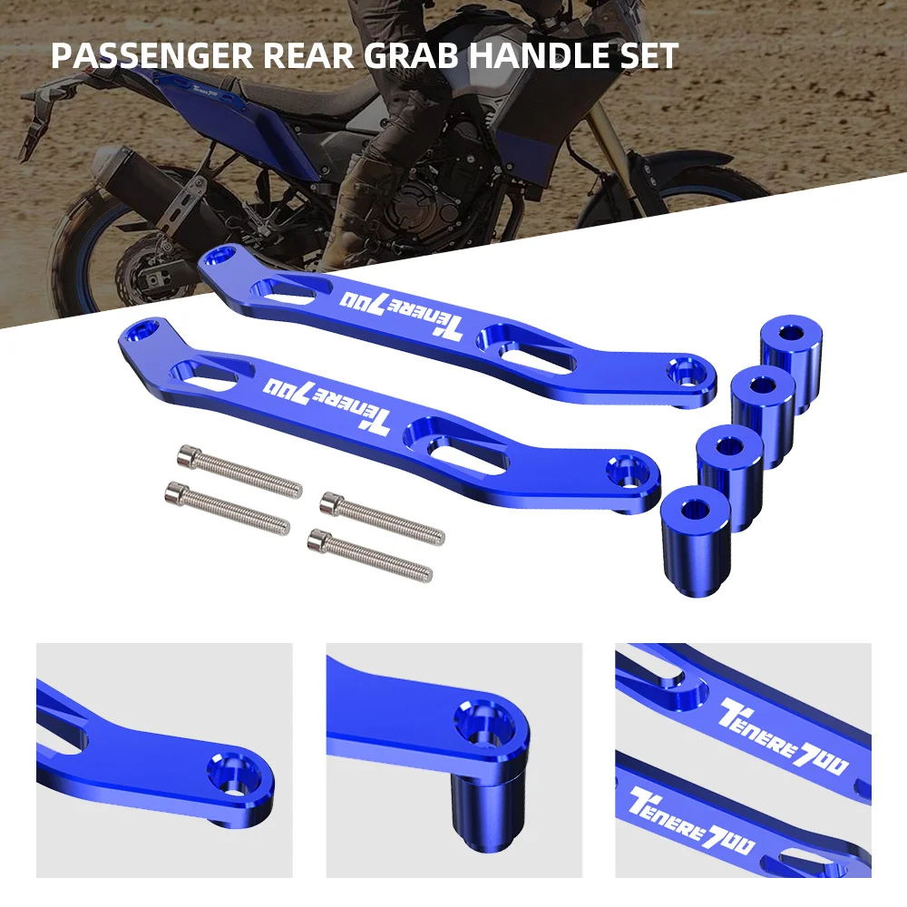 Passenger Rear Grab Handle Set Motor For YAMAHA TENERE700/RALLY/EDITION/WORLD RAID/XTZ700 TENERE/T7 Accessories TENERE XTZ 700