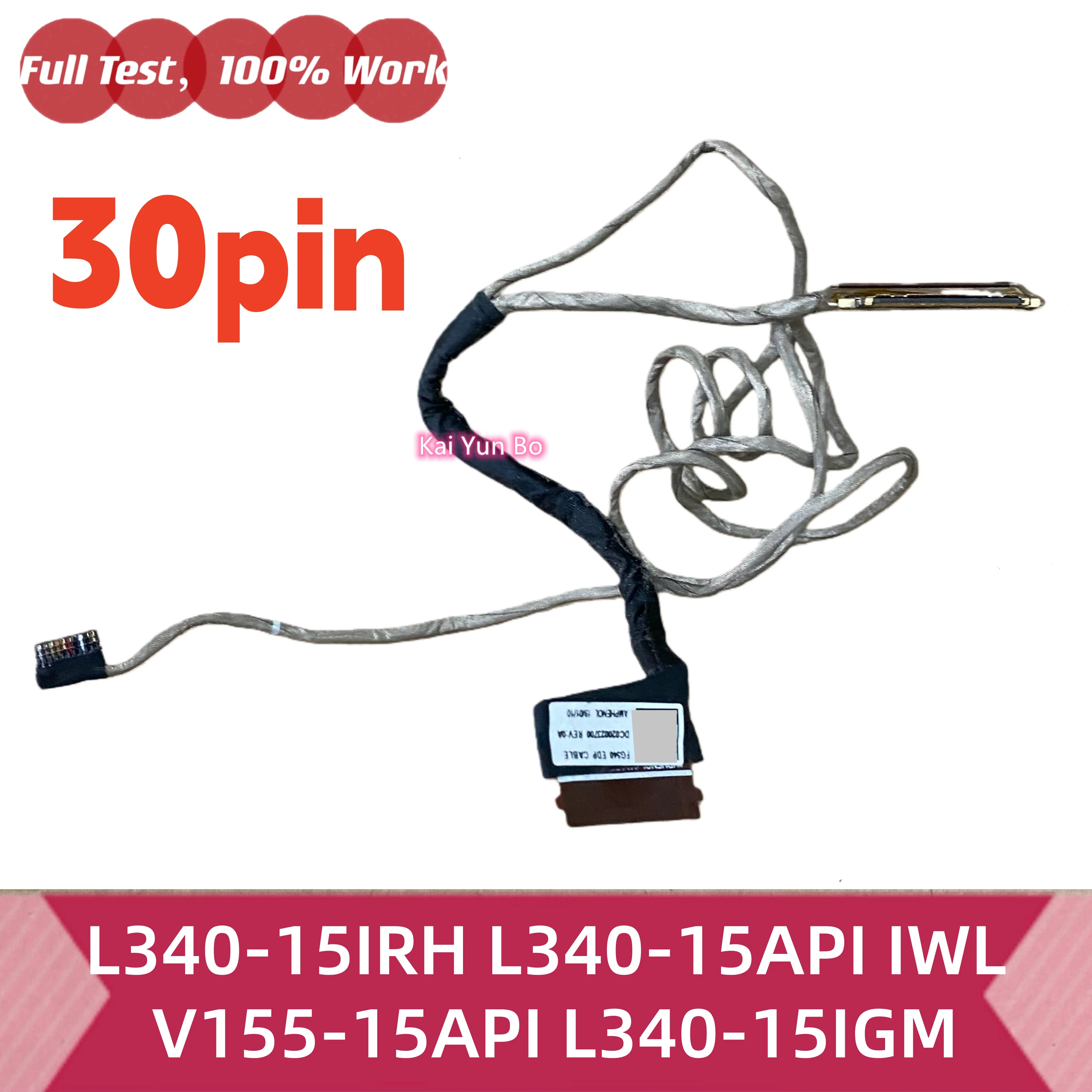 Cable de pantalla LCD Lvds eDP FG540 DC020023700 DC020023710 DC020023720 para Lenovo L340 L340-15IRH L340-15API L340-15IWL V155-15API L340-15IGM