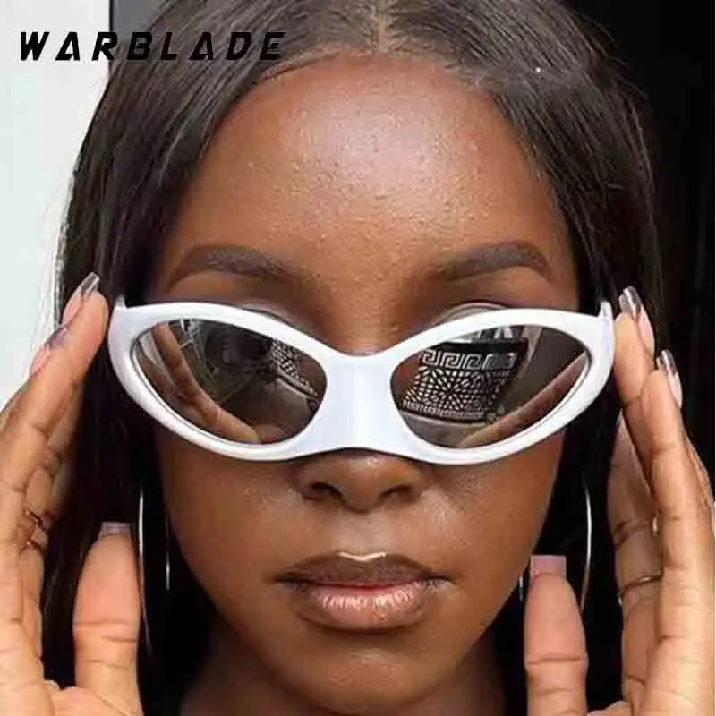 

New Fashion Y2K Sports Punk Sunglasses Women Trendy Brand Designer Goggle Men Outdoor Sports Cycling Driving Shades UV400 Gafas