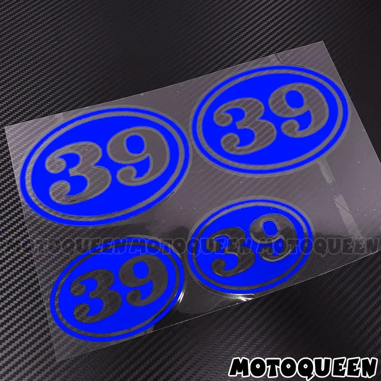 4X Custom Cafe Racer Number Vintage Motorcycle Decal Oval Fuel Tank Side Cover Helmet Stickers For Kawasaki Vespa Ducati Aprilia