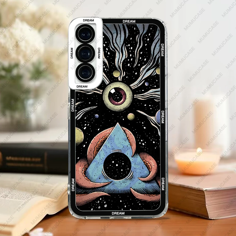 Case For Samsung Galaxy S24 S20 S21 FE S22 S23 Ultra A13 A32 A33 A50 A52 A53 A73 A54 A14 Soft Cover Dream Art
