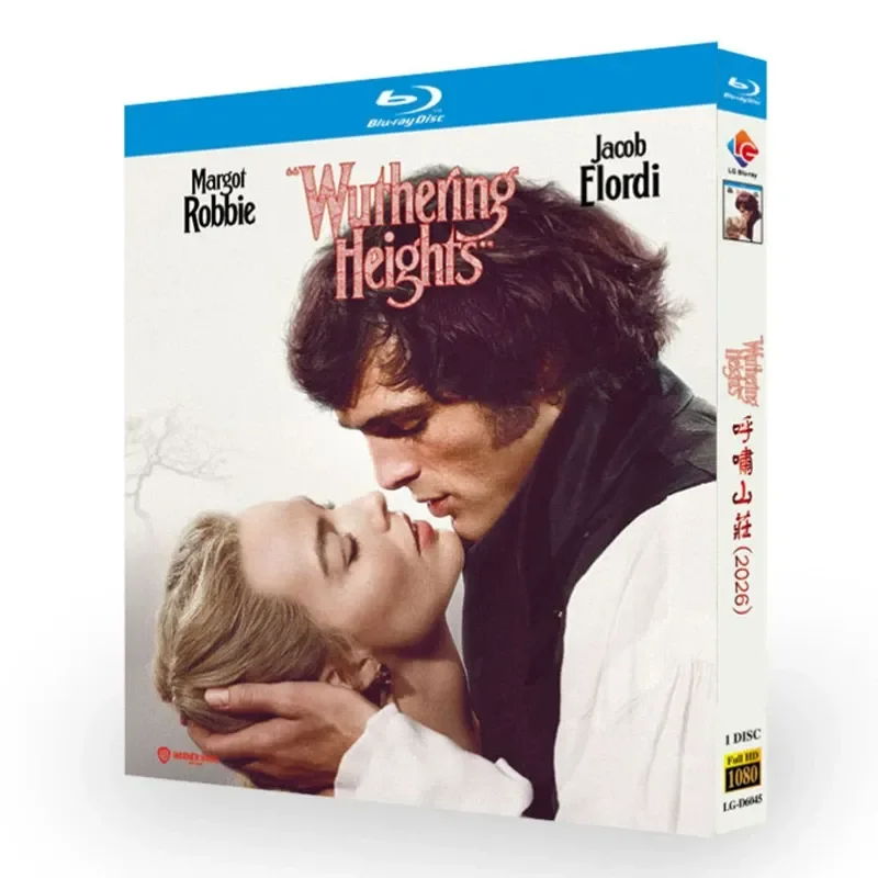 Blu-ray Super High Definition Movie Wuthering Heights BD Disc Box with Chinese and English Subtitles