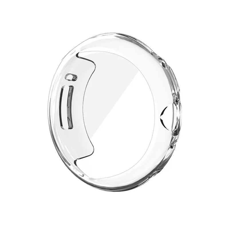 حافظة ساعة مدمجة مطلية بالكهرباء وفيلم لساعة Google Pixel Watch 2 المصنوعة من مادة TPU الشاملة للساعة الناعمة