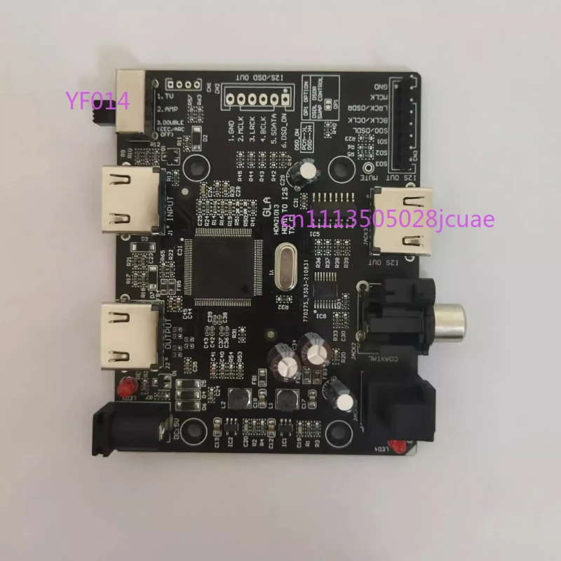 HDMI Audio Extractor 7.1 Channel I2S/DSD/Optical/Coaxial Audio Separator HDMI to I2S/IIS