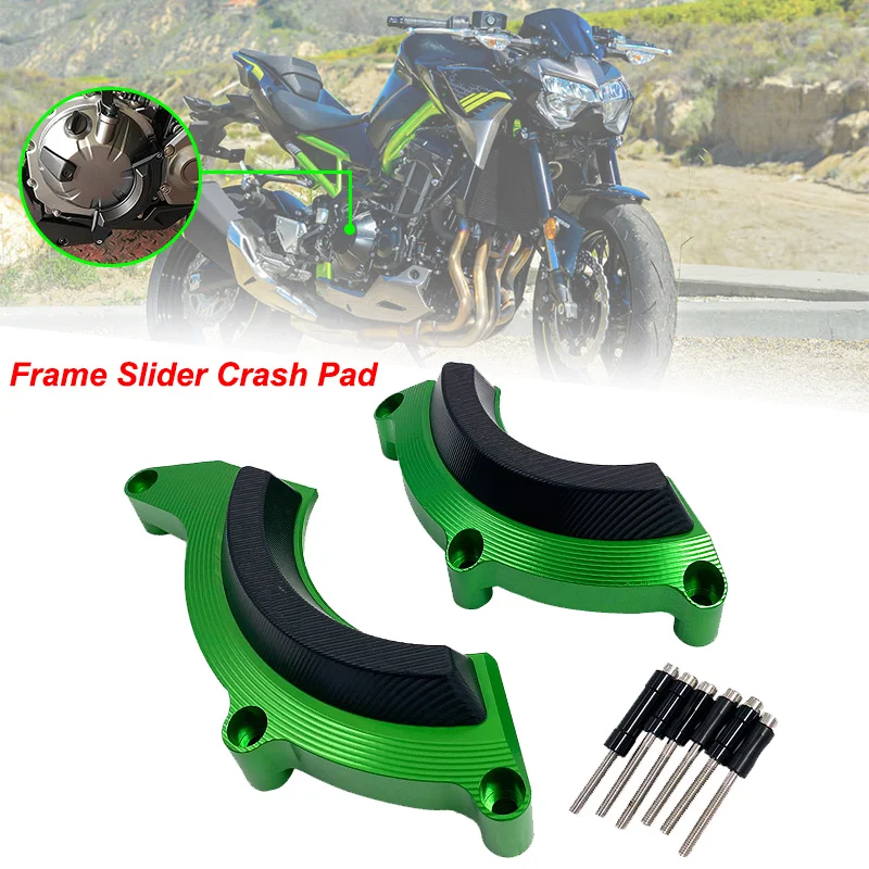 

Для Kawasaki Z900 2017 2018 2019, алюминиевый защитный чехол для двигателя мотоцикла с ЧПУ, чехол статора, слайдер, защитные накладки, детали, подходят