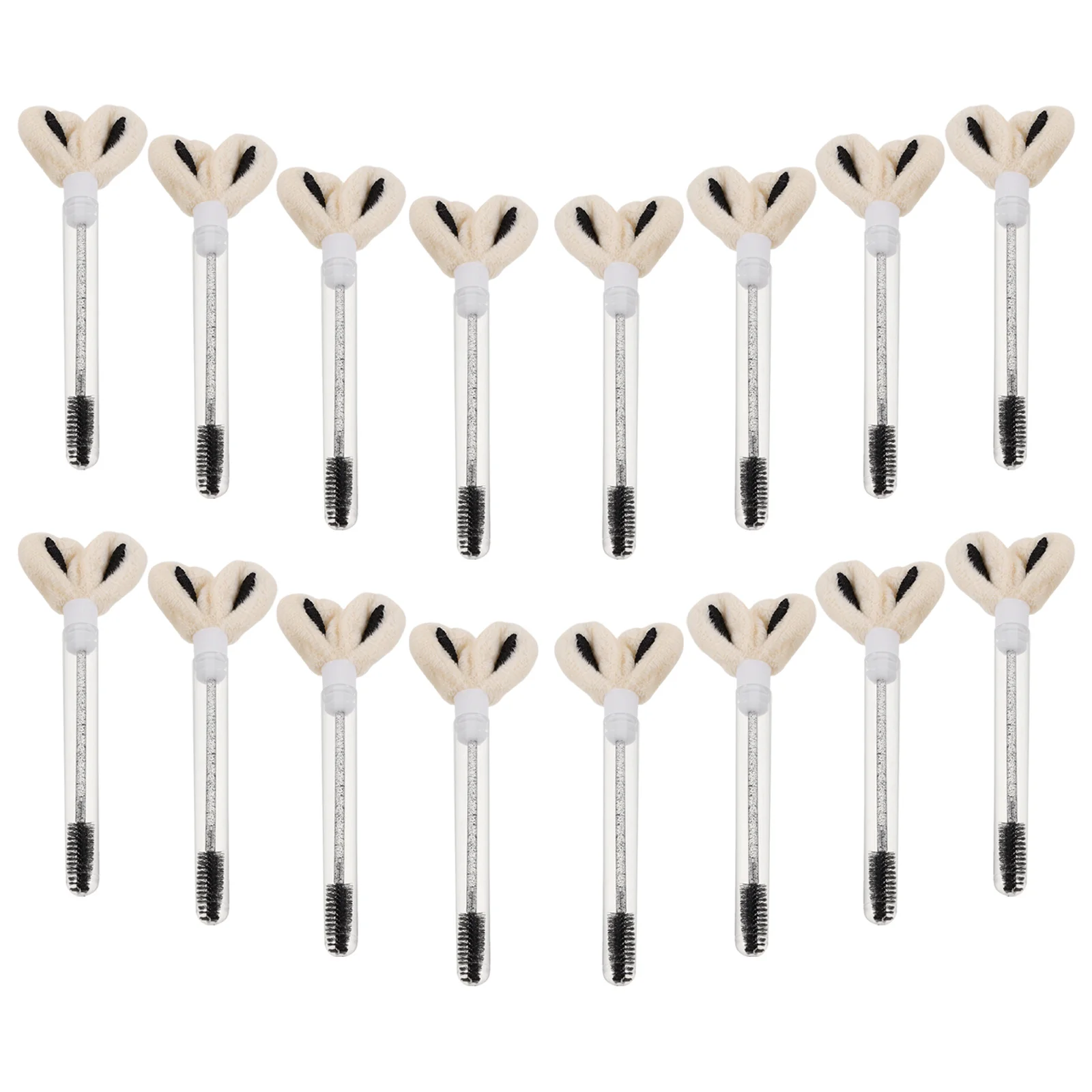 

20Pcs Crystal Lash Spoolie Brushes Disposable Eyelash Tube Tools for Lash Extensions Mascara Application Makeup