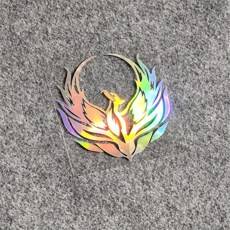 Fire Phoenix Adesivos de vidro para corpo de motocicleta elétrica à prova de arranhões decalques criativos para decoração de carro