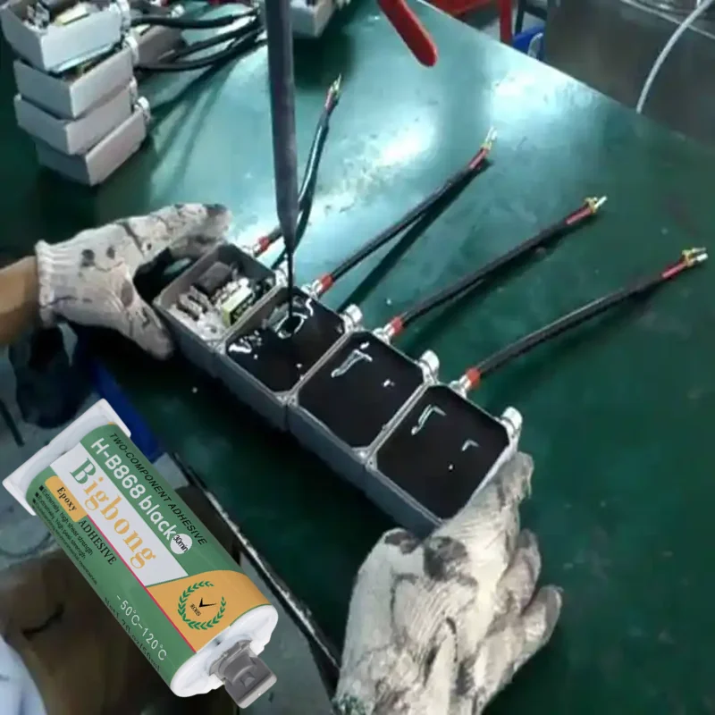 1-10個-50ml-エポキシ樹脂-1-1-ブラック接着剤-50-℃-120-℃-高温ab接着剤-初期硬化時間約30分-接着剤