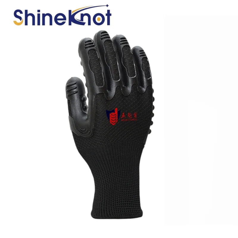 SHINEKNOT Anti Seismic Gloves Industrial Anti Seismic Building Protection Anti Slip And Wear-Resistant Labor Protection Gloves