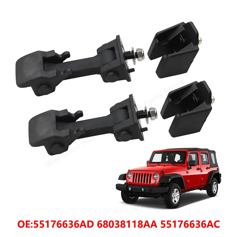 Подходит для замка капота Jeep Wrangler Tj 55176636Ad 68038118Aa 55176636Ac