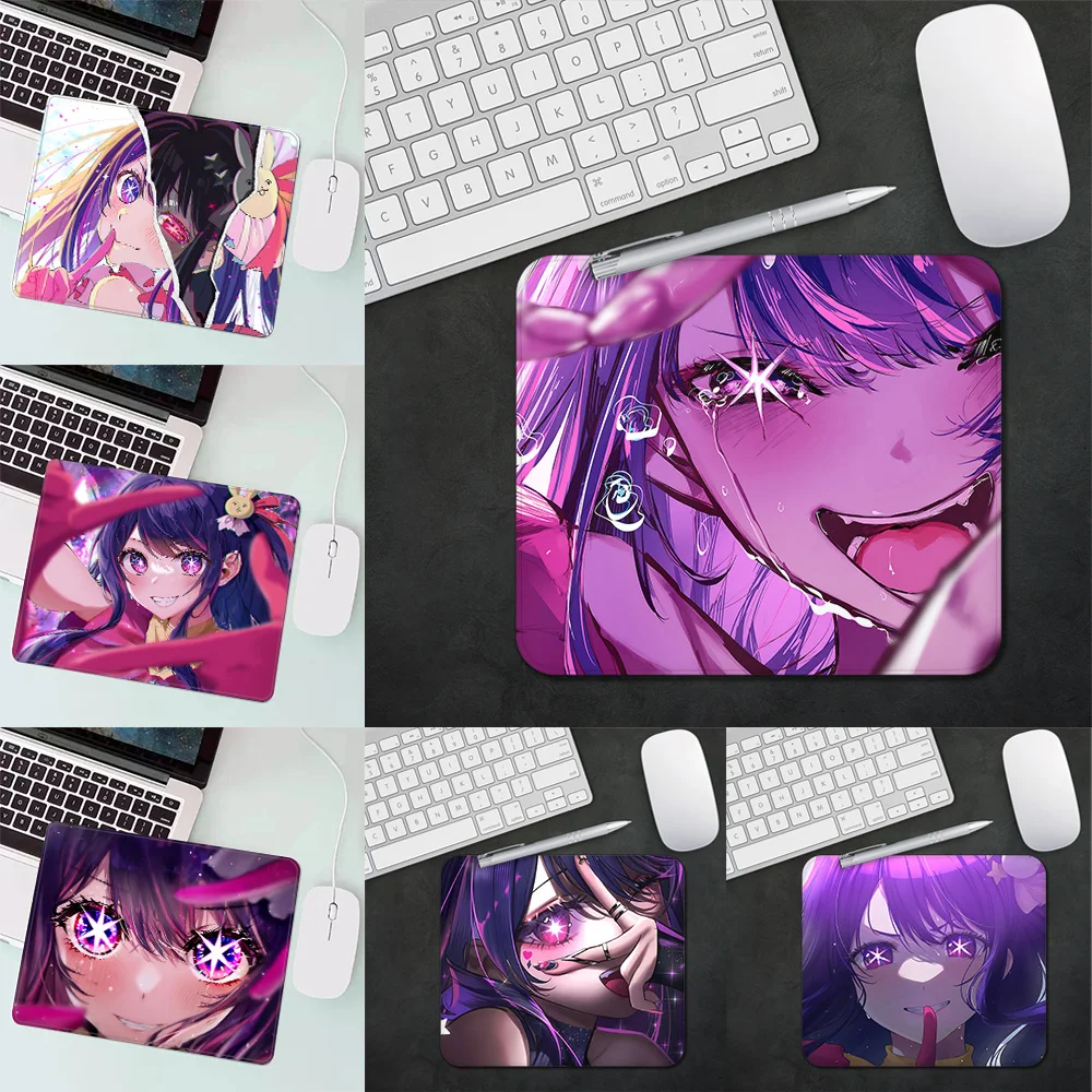 Anime Oshi no ko Gaming Mouse Pad XS Small Mousepad For PC Gamer Desktop Decoration Office Mouse Mat Deskmat Rug