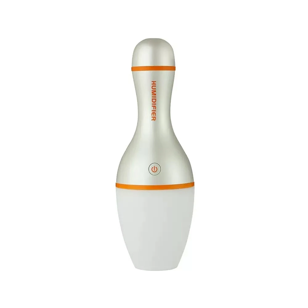 

Ultrasonic Silent Bowling Humidifier Auto Shut-Off, Soothing LED Lighting, Compact for Home, Office & Car Use
