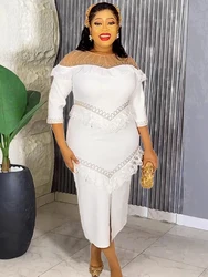 Party Evening Dresses For Women Wedding Prom Gown 2026 Ruffle Bodycon Maxi Robes African Dashiki Clothing Dubai Turkey Abayas