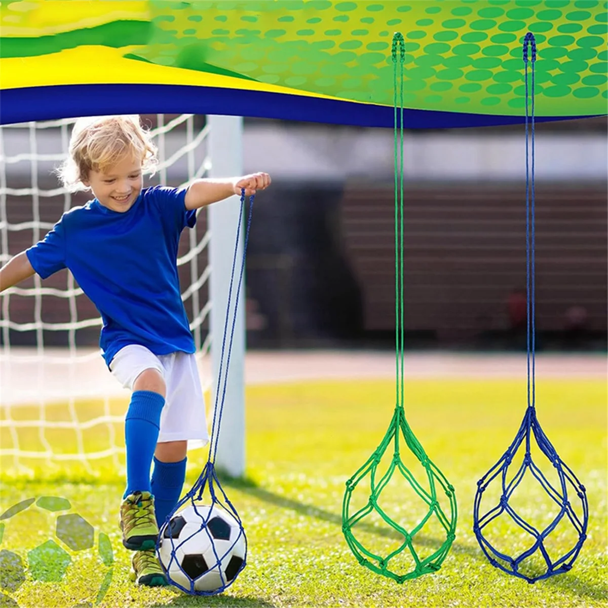 

Ultra-Durable Yellow Football Ball Net Bag, Net Bag Football Training, Portable Ball Bag (Excluding Football)