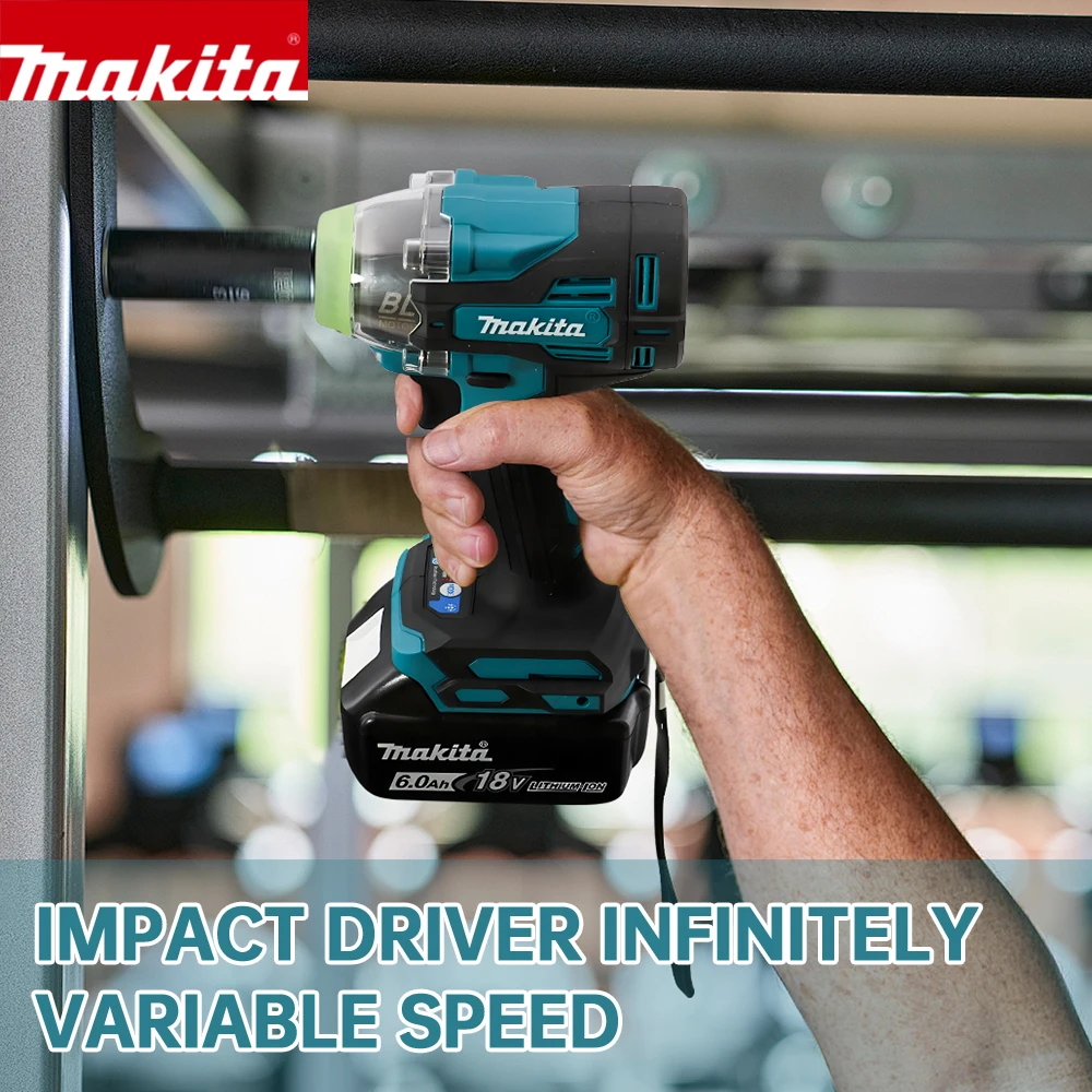 

Makita TW004G 630 Нм Бесщеточная аккумуляторная электрическая отвертка Перезаряжаемая дрель-шуруповерт для аккумулятора 18 В TW004G 630 Нм