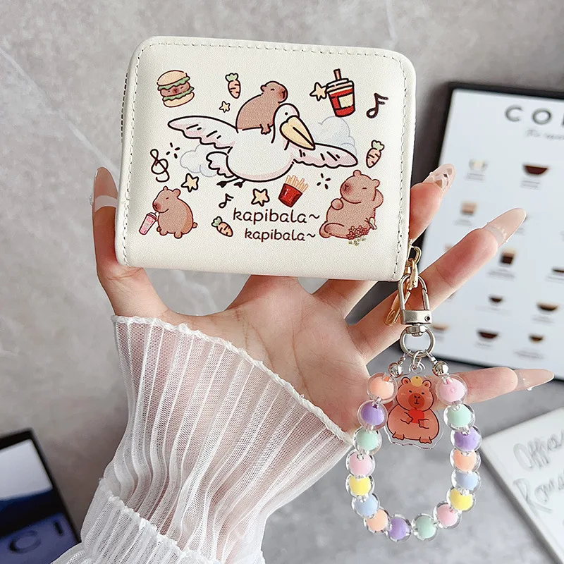 

Capibara coin purse women can love card bag small Korean small bag with pendant gift cartoon