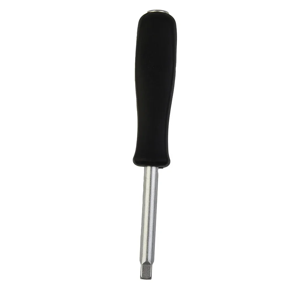 1PC 150mm Spinner Handle 1/4\'\' Dual-purpose 6.3mm Bottom Hole Connection Handle Small Square Rod Spinner