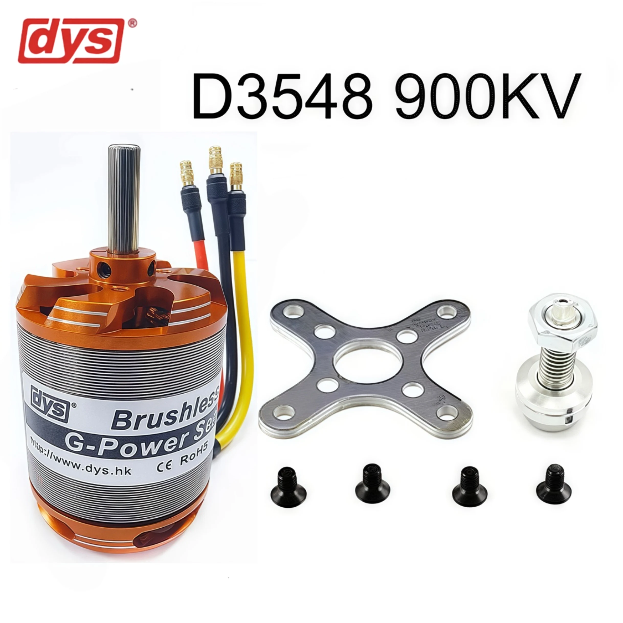 DYS D3548 790KV 900KV 1100KV Motor sem escova 3-5S para drones de asa fixa RC Multicopters Avião Helicóptero