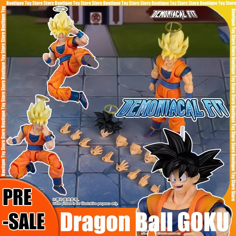 

Новинка 2023 года Demoniacal Fit Dragon Ball Super Saiyan Goku, экшн-фигурка 3,0 тела DBZ Warrior из другого берега, модель фигурки