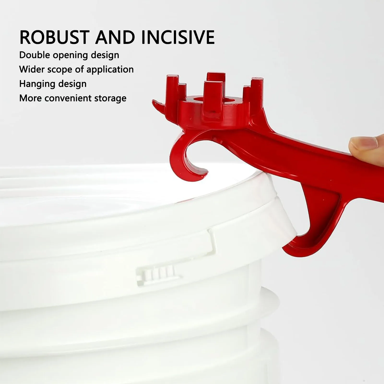 Multifunctional Paint Bucket Open Lid Wrench Bucket Opener Tool Aluminum Alloy Labor Saving Bung Wrench Metal Barrel Lid Opener
